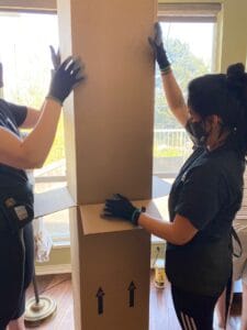 long big lamp that movers wish you pack before moving